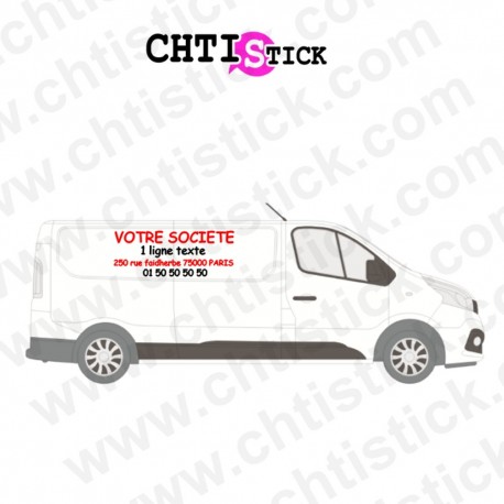 AUTOCOLLANT PUBLICITAIRE VOITURE