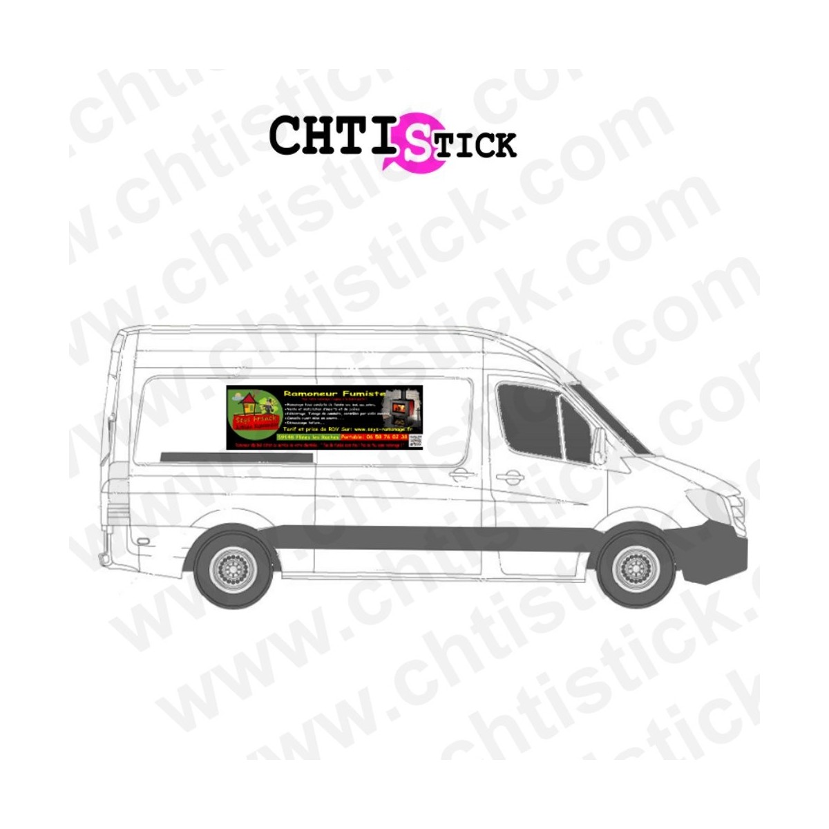 chtistick FLOCAGE CAMION ENTREPRISE