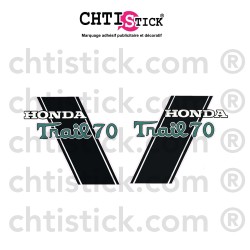 Autocollants HONDA CT70 x 2 