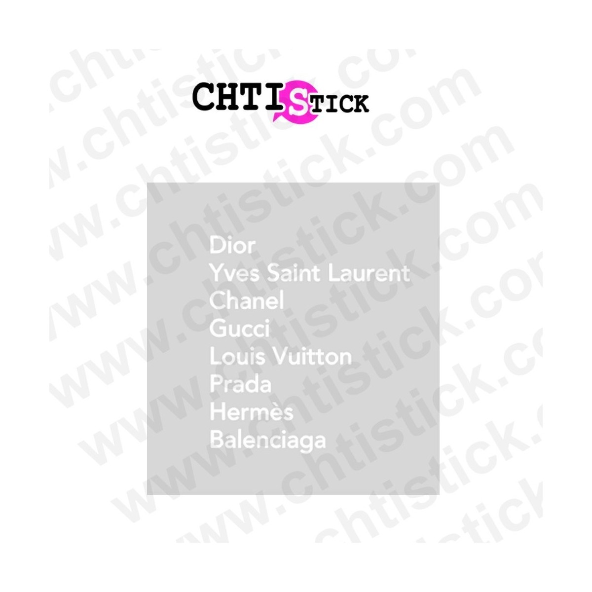 LETTRAGE VITRINE MARQUES