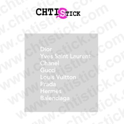 LETTRAGE VITRINE MARQUES