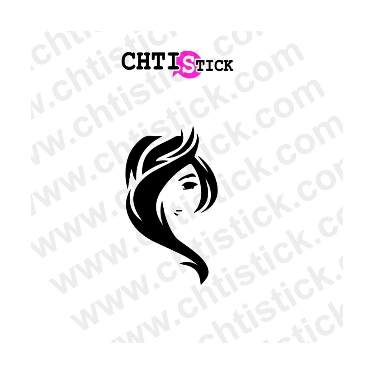 AUTOCOLLANT COIFFEUSE 