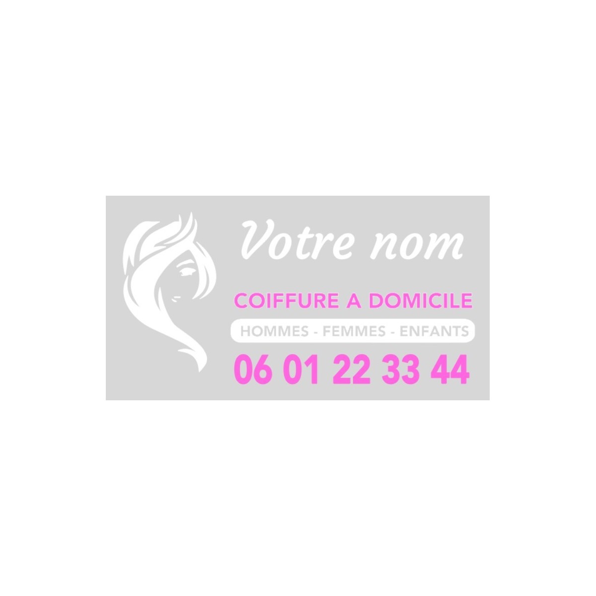 AUTOCOLLANT VITRE COIFFEUSE 
