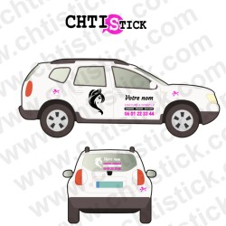 MARQUAGE VEHICULE COIFFEUSE