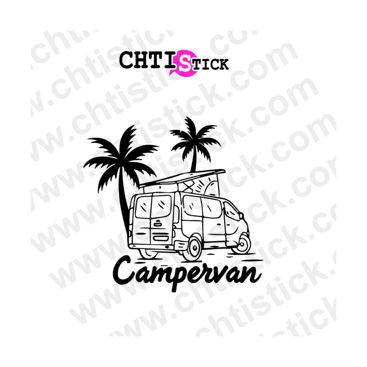 AUTOCOLLANT CAMPING CAR 