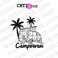 AUTOCOLLANT CAMPING CAR 