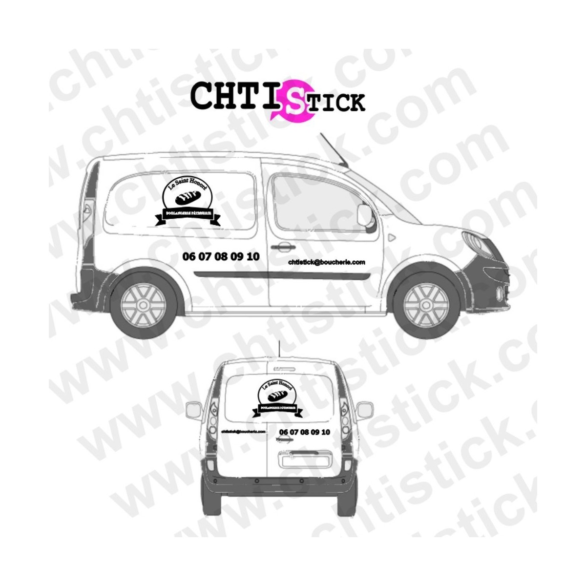 MARQUAGE VEHICULE BOULANGER