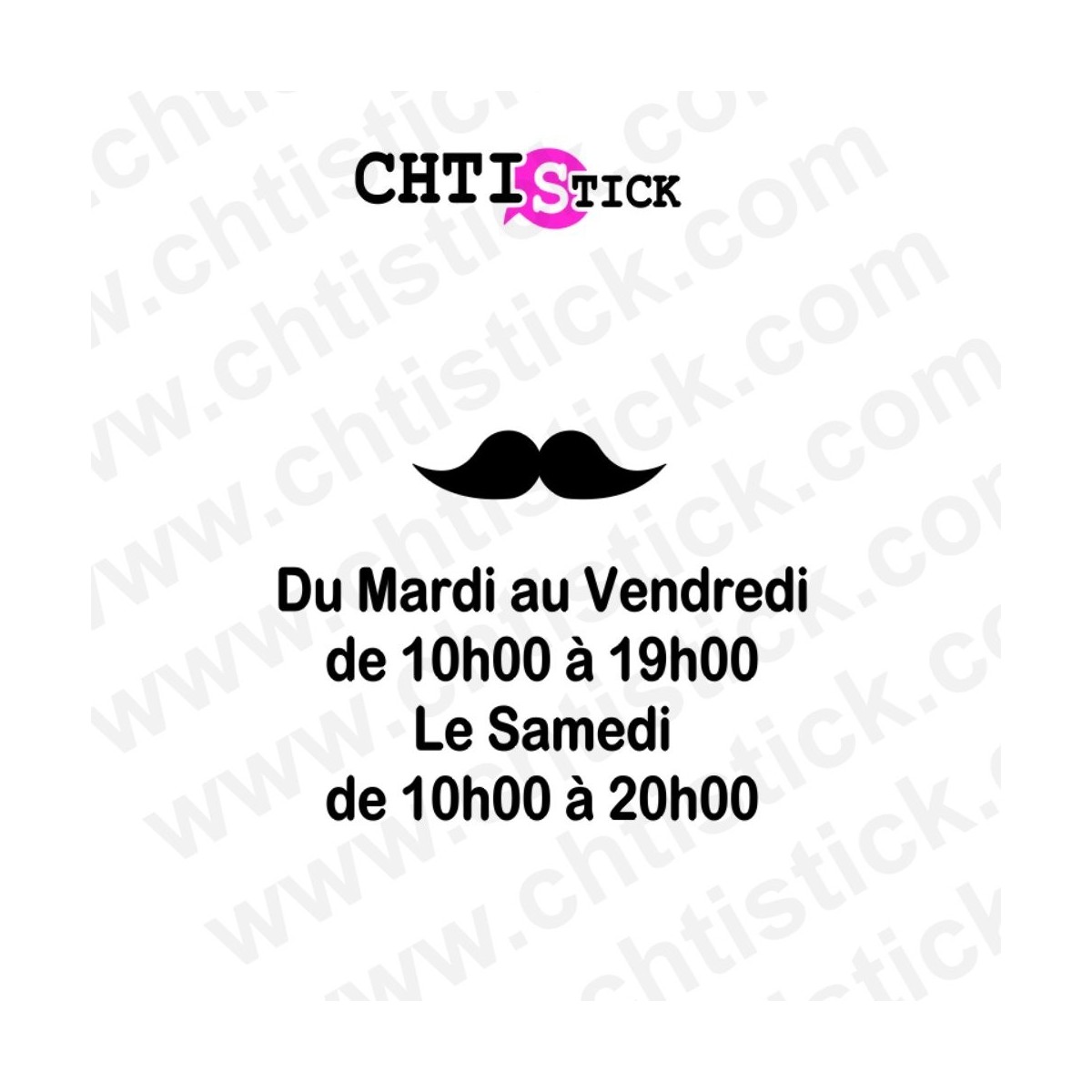 STICKER HORAIRES BARBIER