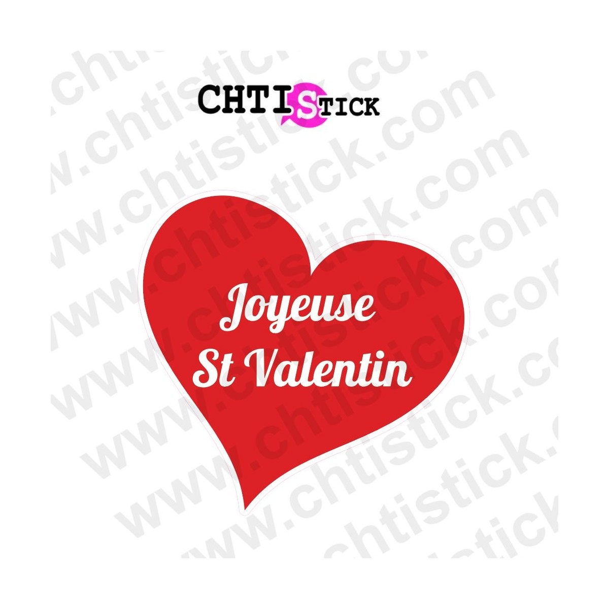 chtistick ELECTROSTATIQUE SAINT VALENTIN