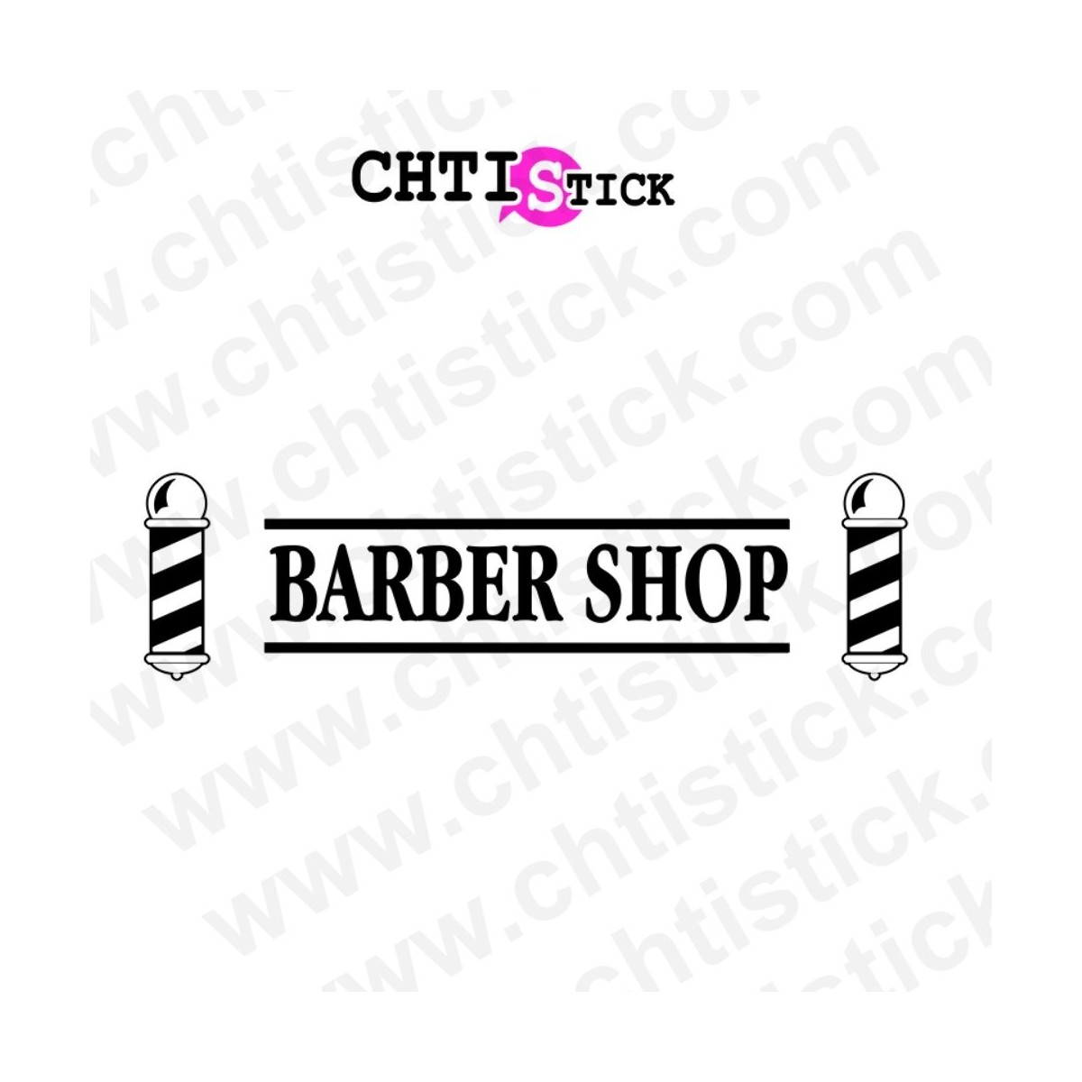 Autocollant Barbershop 