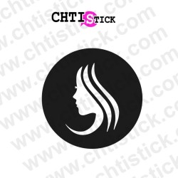 Autocollant vitrine coiffure