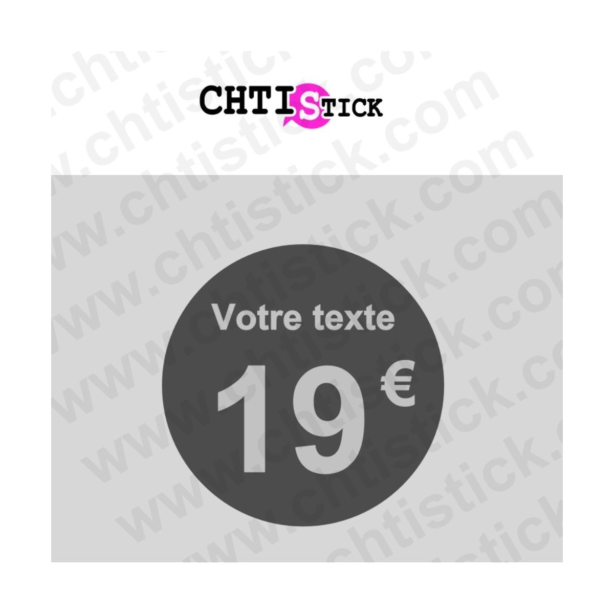 STICKER VITRINE TARIF 