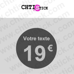 STICKER VITRINE TARIF 