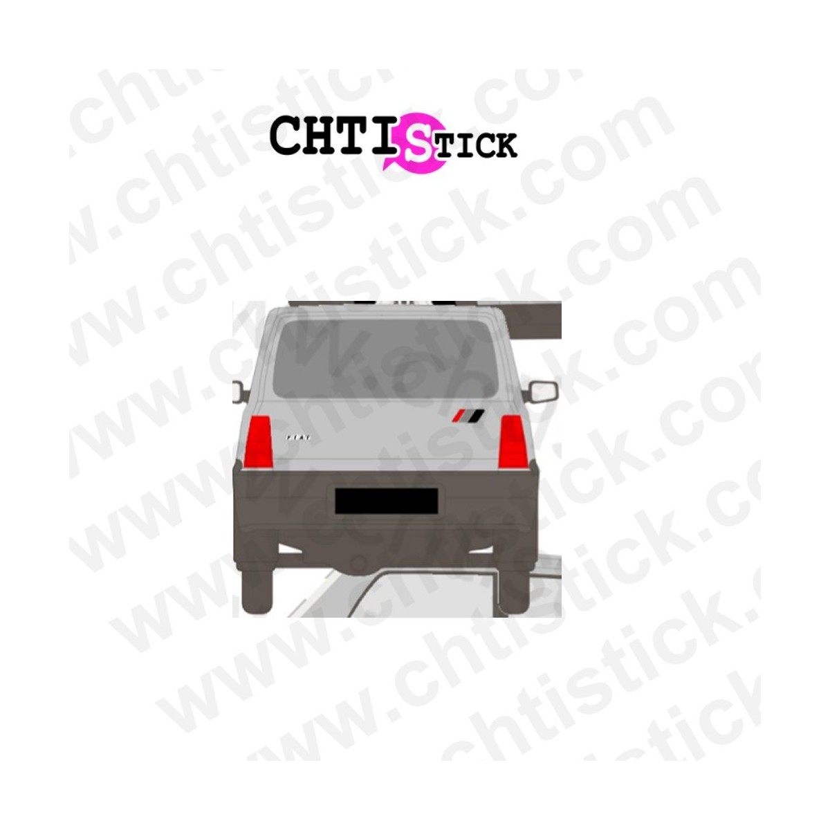 Panda val d'isre autocollant