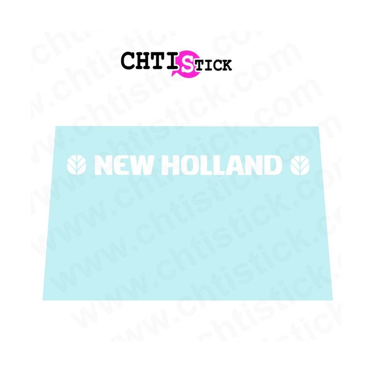 Pare brise autocollant New holland