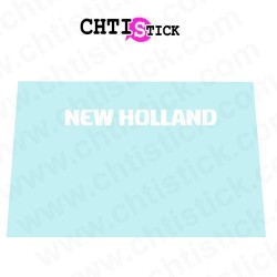 Autocollant cabine tracteur New holland