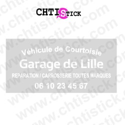 PARE BRISE ARRIERE COURTOISIE