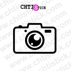 Autocollant appareil photo