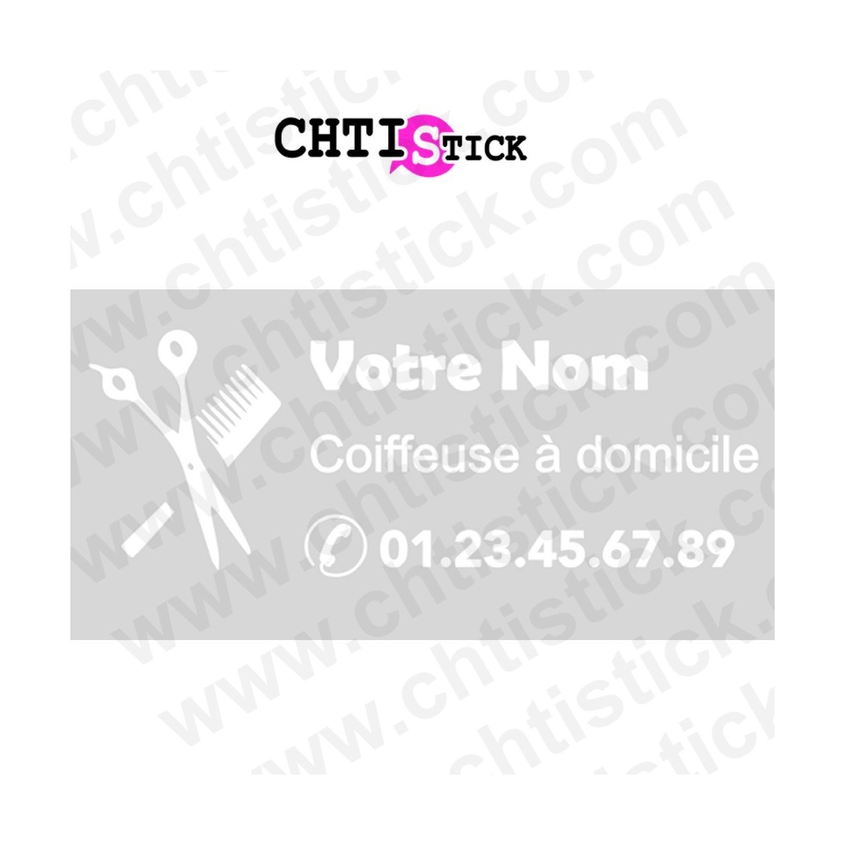 chtistick Pare brise coiffeuse 