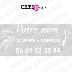 MARQUAGE VITRE ARRIERE COIFFEUSE