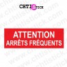 chtistick AUTOCOLLANT ARRETS FREQUENTS