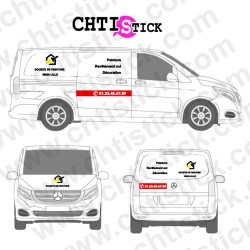 FLOCAGE CAMION PEINTRE