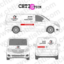 chtistick FLOCAGE CAMION BÂTIMENT