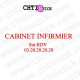 chtistick LETTRAGE ADHESIF CABINET INFIRMIER 02