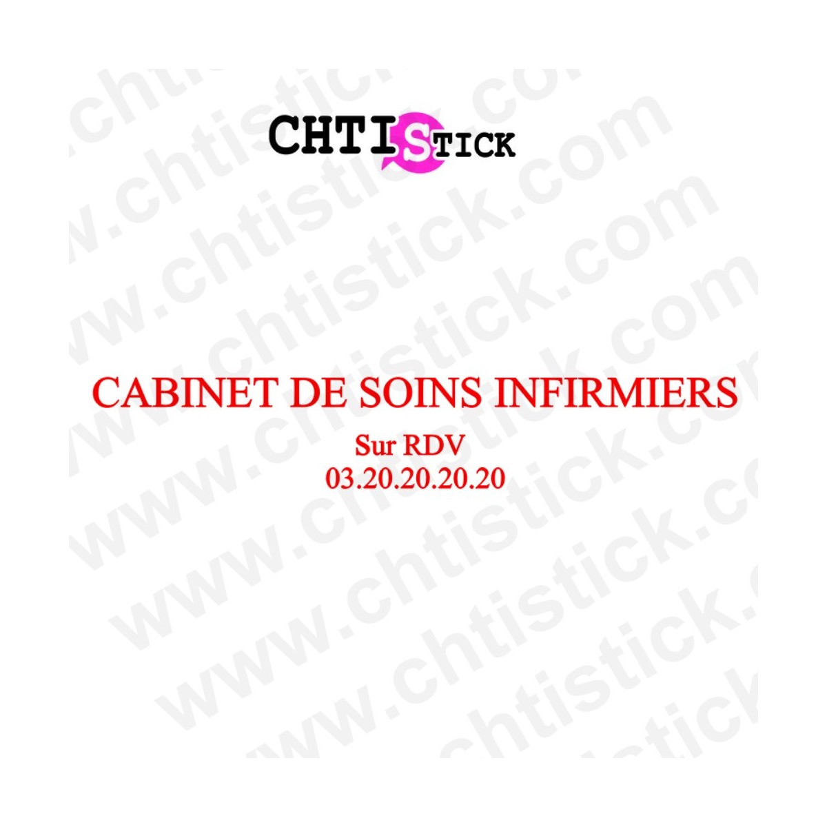 chtistick LETTRAGE CABINET SOINS INFIRMIER 02