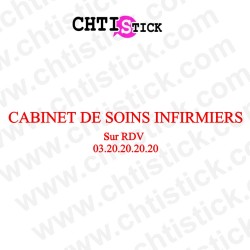 chtistick LETTRAGE CABINET SOINS INFIRMIER 02