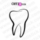 chtistick STICKER DENTISTE