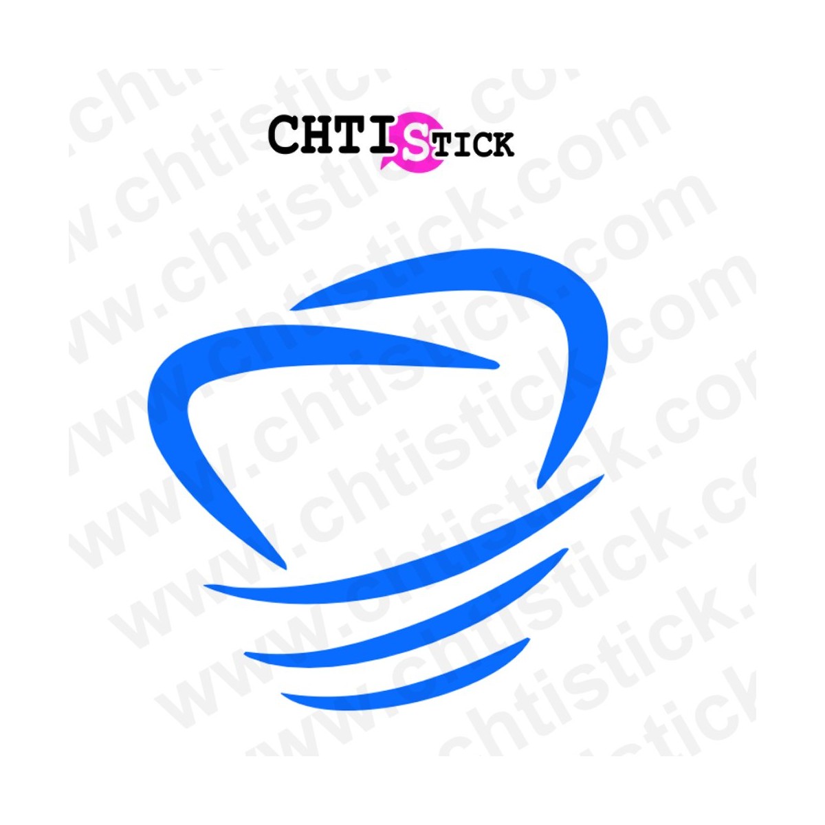 chtistick STICKERS DENT implant déco