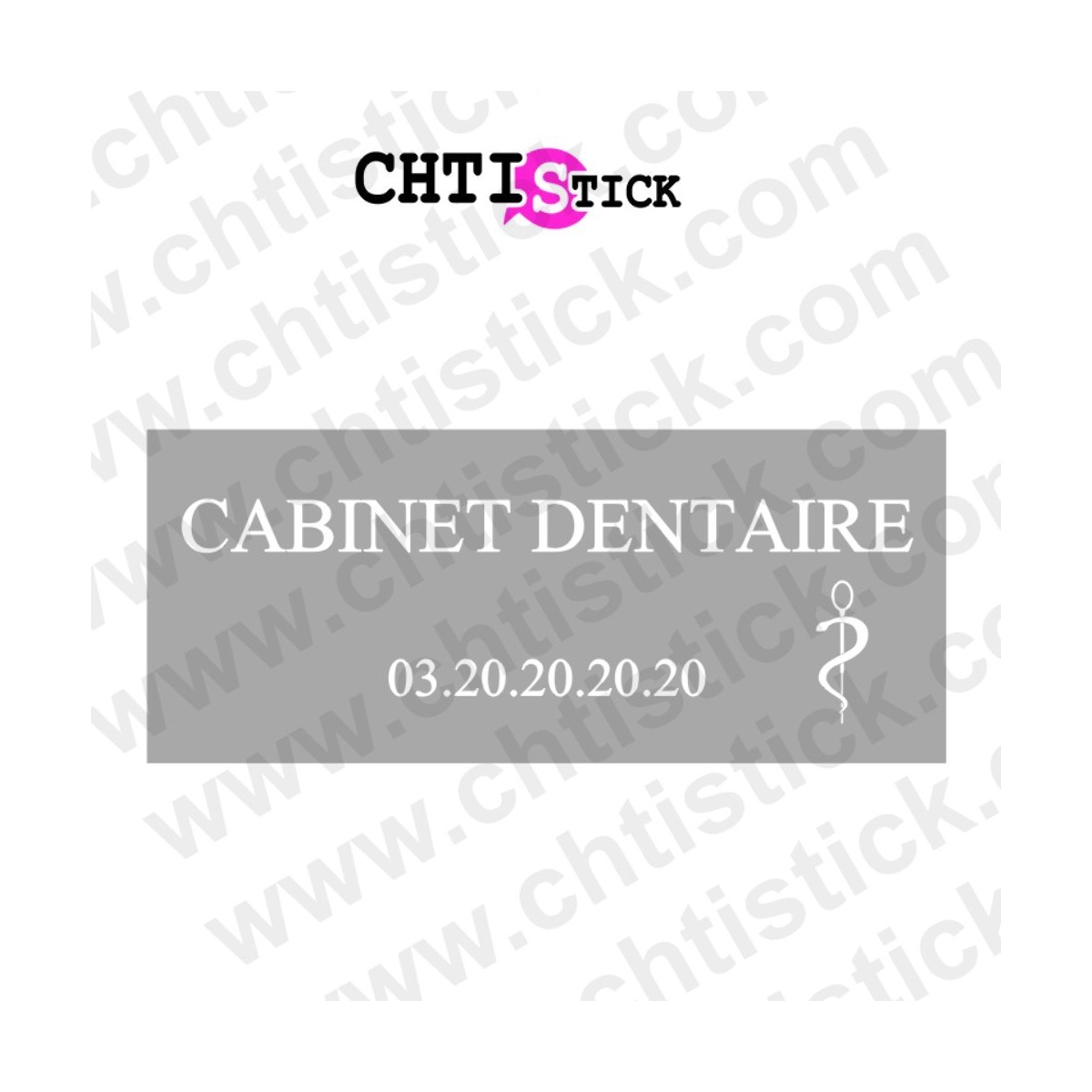 chtistick LETTRAGE CABINET DENTAIRE DEPOLI