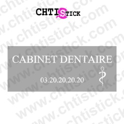 chtistick LETTRAGE CABINET DENTAIRE DEPOLI