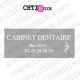 chtistick LETTRAGE CABINET DENTAIRE DEPOLI 2