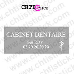 chtistick LETTRAGE CABINET DENTAIRE DEPOLI 2