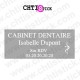chtistick LETTRAGE CABINET DENTAIRE DEPOLI 3
