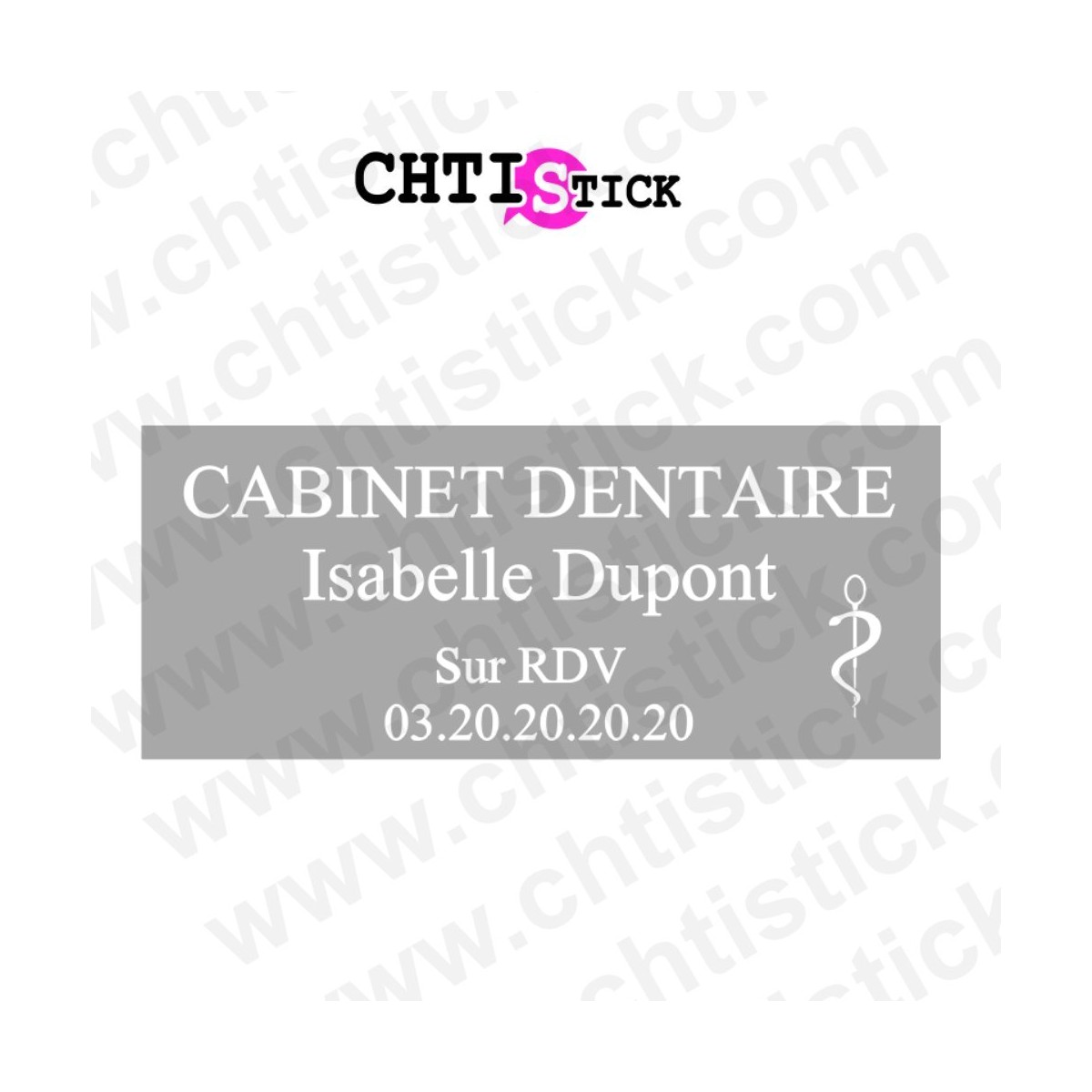 chtistick LETTRAGE CABINET DENTAIRE DEPOLI 3