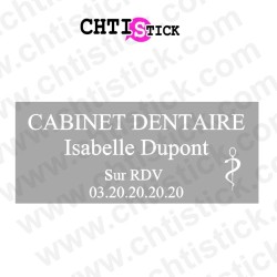 chtistick LETTRAGE CABINET DENTAIRE DEPOLI 3
