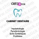 chtistick Devanture cabinet dentaire