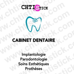 chtistick Devanture cabinet dentaire