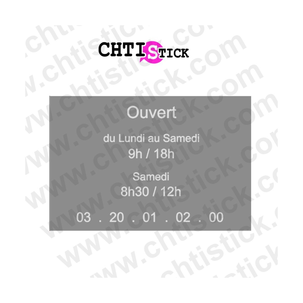 STICKER HORAIRES DEPOLI 02