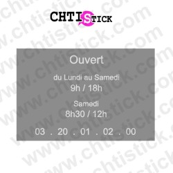 STICKER HORAIRES DEPOLI 02