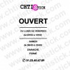 chtistick Horaires ouverture magasin