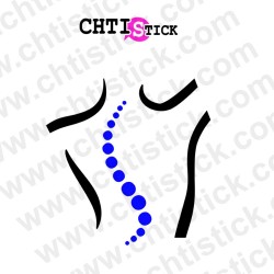 chtistick STICKERS OSTEOPATHE 