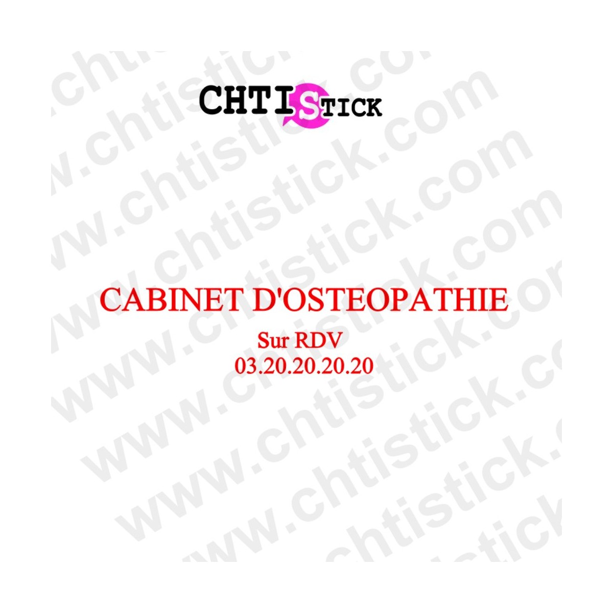 chtistick LETTRAGE ADHESIF CABINET OSTEOPATHE 02