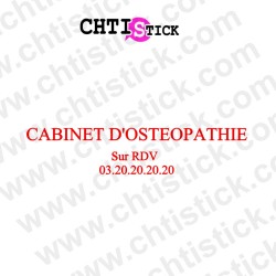 chtistick LETTRAGE ADHESIF CABINET OSTEOPATHE 02