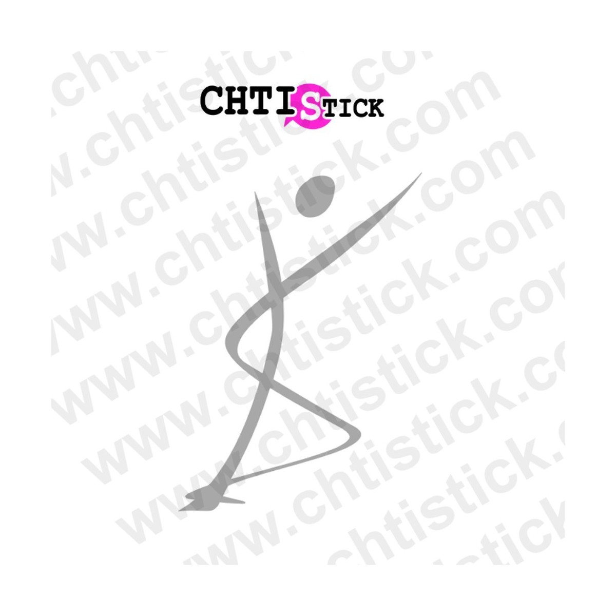 chtistick Stickers caducée Kine dépoli