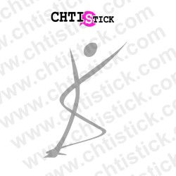 chtistick Stickers caducée Kine dépoli