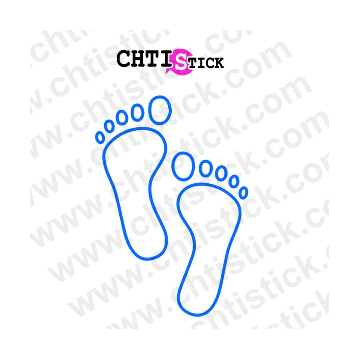 chtistick STICKERS PODOLOGUE CREUSE